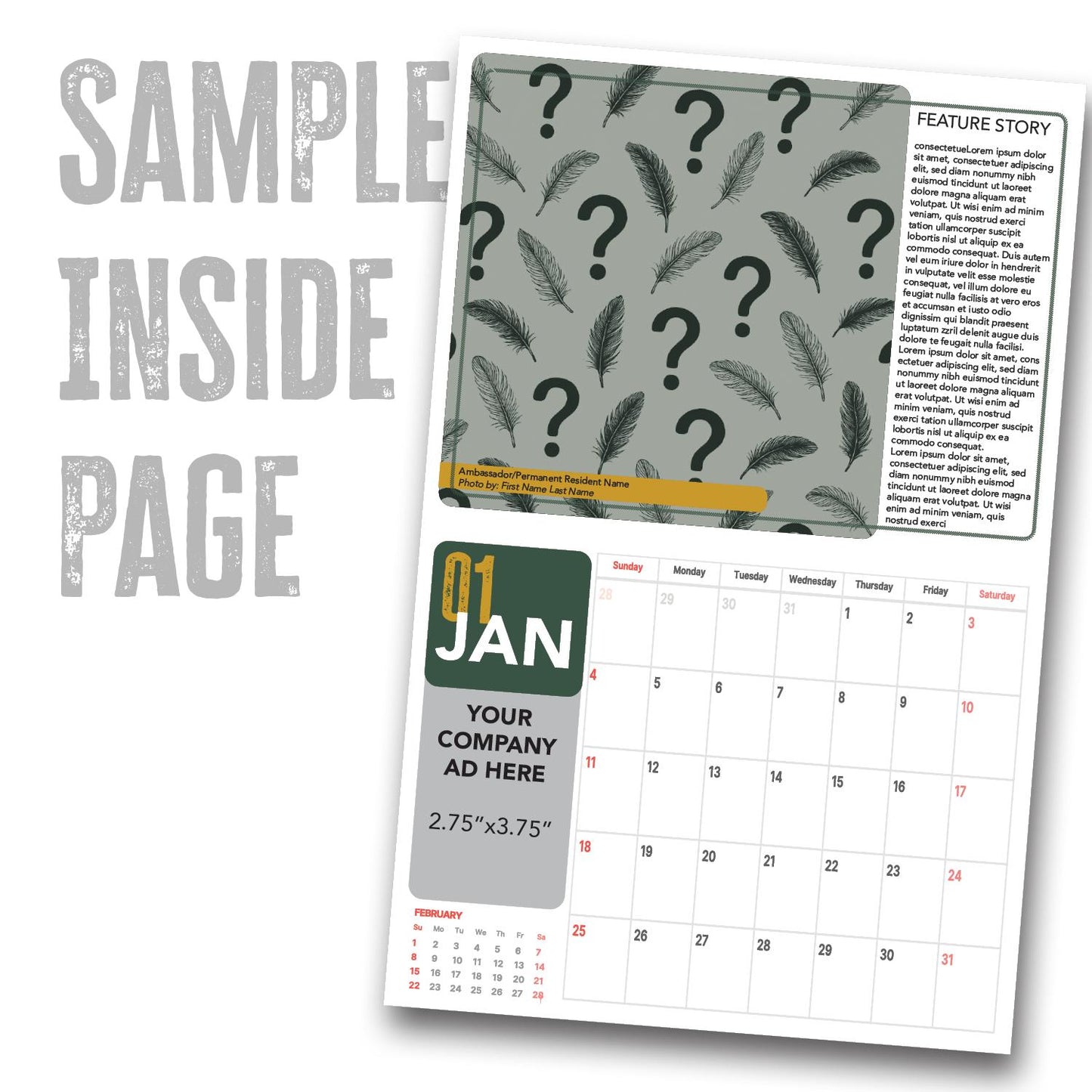 PRE-SALE! 2026 Calendar